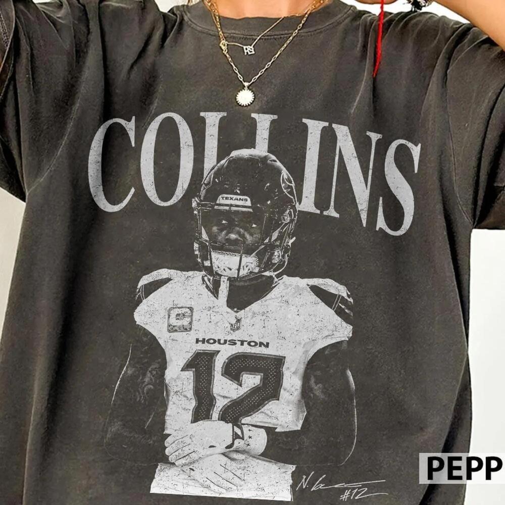 Nico Collins Houston S Shirt Baseball Tee